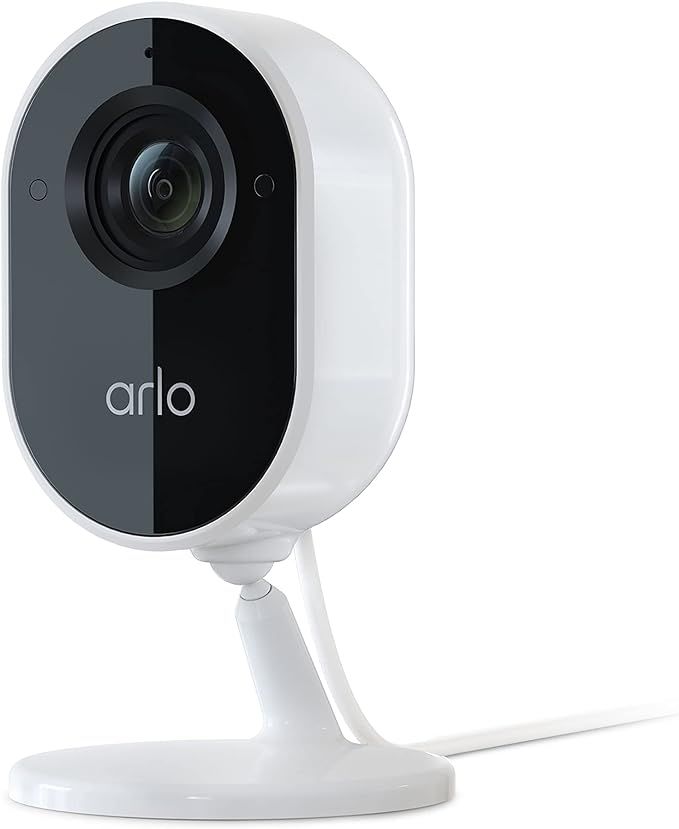 Arlo Essential Indoor Camera - 1080p Video with Privacy Shield, Plug-in, Night Vision, 2-Way Audi... | Amazon (US)