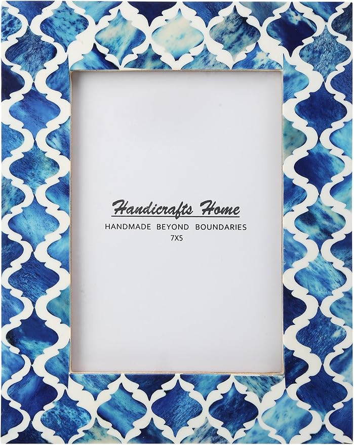 Picture Photo Frame Moorish Damask Moroccan Arts Inspired Handmade Naturals Bone Frames Photo Siz... | Amazon (US)