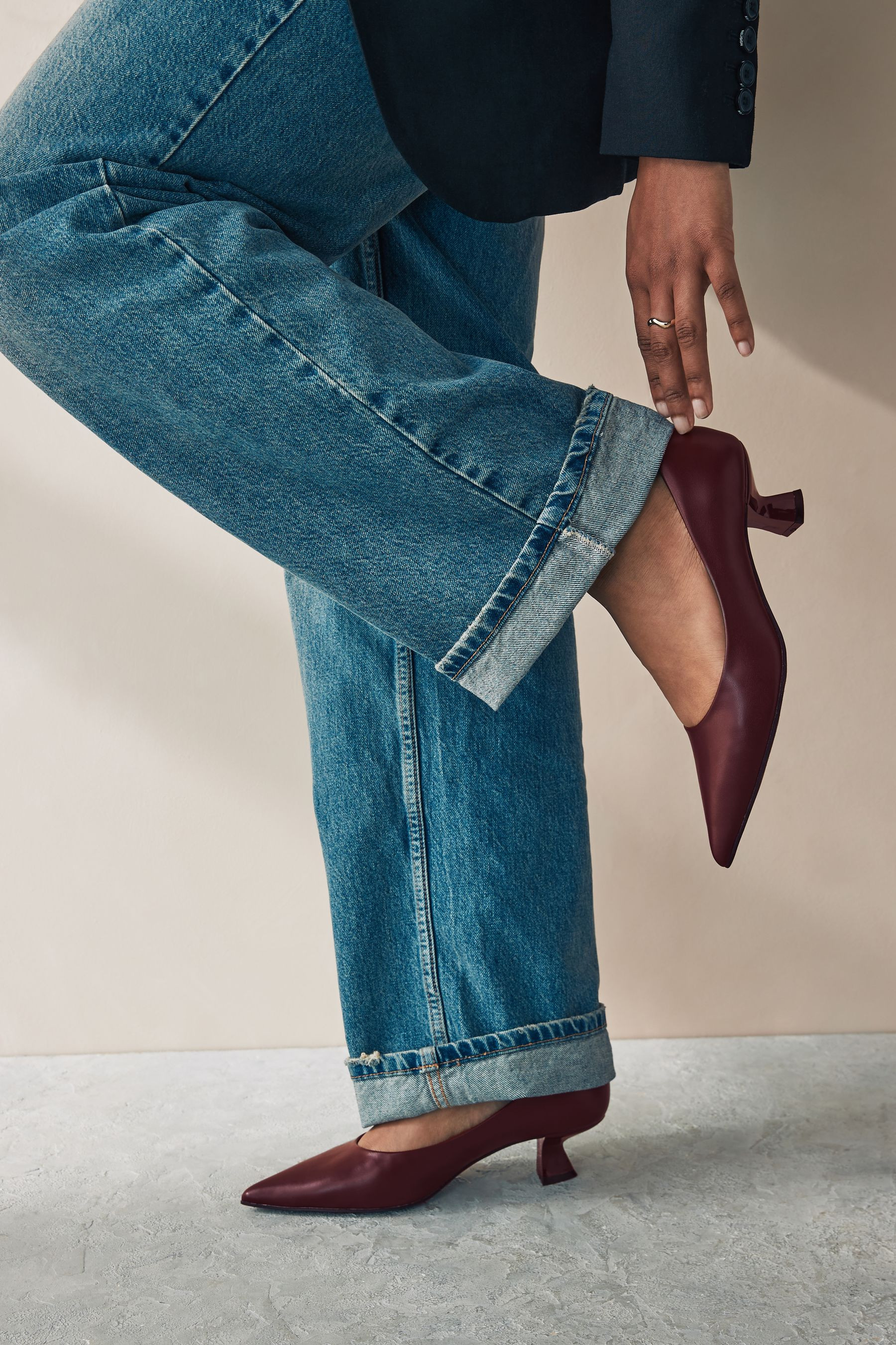 Forever Comfort® Kitten Heel Court Shoes | Lipsy