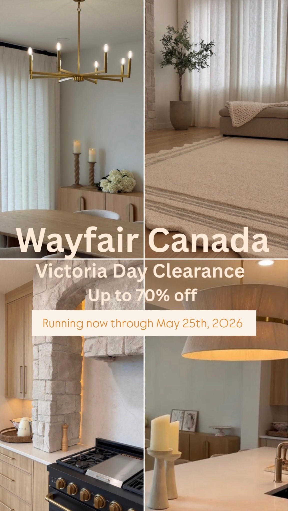 Shop everything we love during the @wayfaircanada @Wayfair  Victoria Day Clearance for up to 70% off from now until May 25, 2026!! #WayfairCAPartner #WayfairCAHome

#LTKcanada