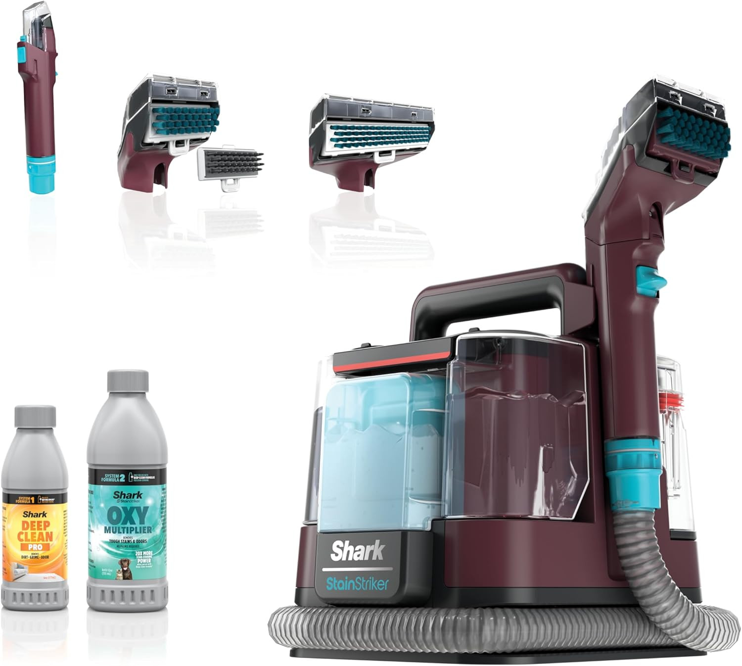 Shark Carpet Cleaner Machine, Portable Upholstery StainStriker, Spot, Odor & Stain Remover, 2 Car... | Amazon (US)