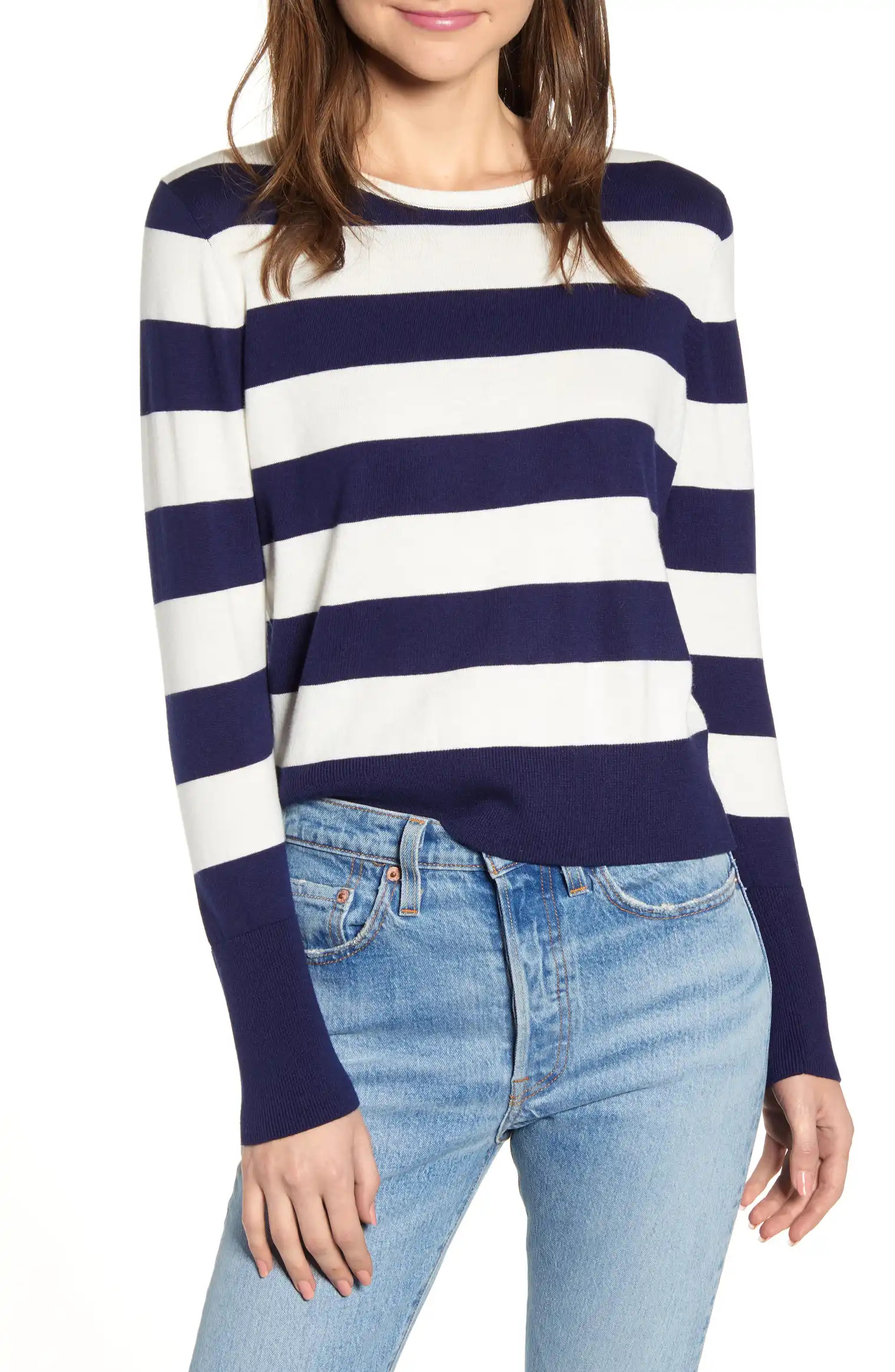 Alex Mill Stripe Crewneck Sweater | Nordstrom | Nordstrom