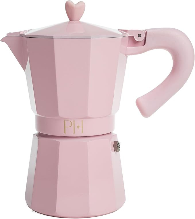 Paris Hilton Stovetop Espresso and Coffee Maker, Italian & Cuban Style Coffee Pot with Iconic Hea... | Amazon (US)
