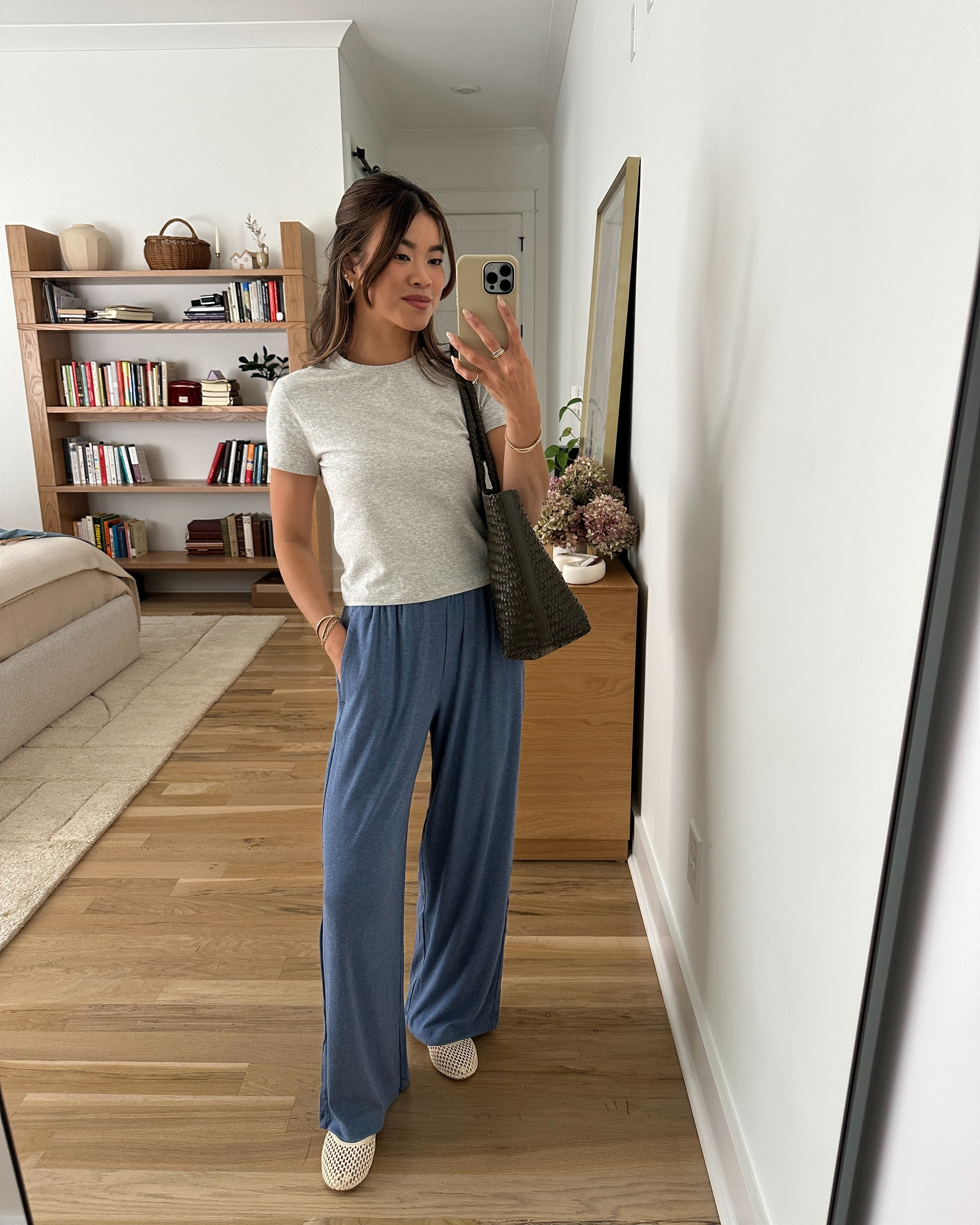 Airport outfit wearing all @abercrombie!

Sizing info:
Abercrombie Essential Baby Tee (Size Small in Light Grey) 
Abercrombie Lounge Ribbed Wide Leg Sweatpants (Size XXS short in Cool Navy) 

Petite style, petite fashion, mom outfit, mom style, petite pants, petite outfit ideas, petite outfits, best pants for petite, petite lounge pants, spring style, spring outfits, beach outfits, vacation outfits, summer outfit, summer sweats, petite comfy pants, Abercrombie pants, grey tee, summer tee, everyday tee

#LTKootd #LTKSeasonal #LTKPetite