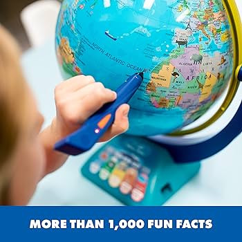 Educational Insights GeoSafari Jr. Talking Interactive Globe with Talking Pen for Kids, Featuring... | Amazon (US)