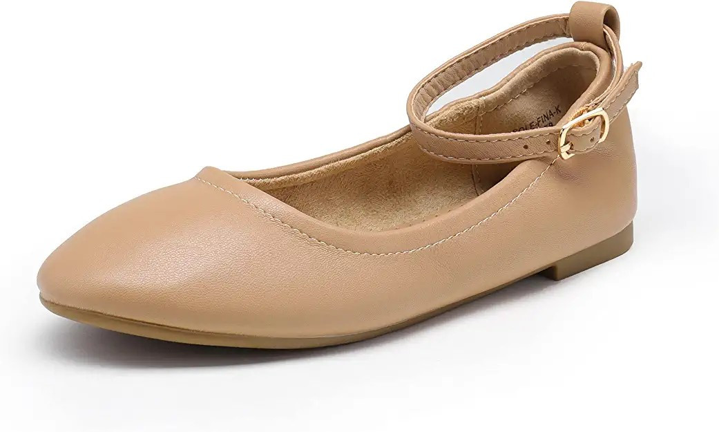 DREAM PAIRS Toddler/Little Kid/Big Kid Girl's Ballerina Flat Shoes | Amazon (US)