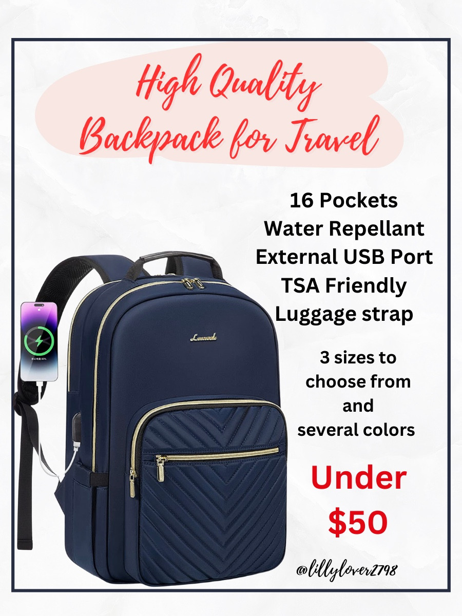Travel Backpack 

Put lots of miles on this one! Great for travel! Different sizes and colors available. This is the large size. Also linked my go to carry-on luggage. 

#LTKMostLoved
#LTKfindsunder50

backpack, travel bag, travel backpack, cruise essential, vacation, vacation bag, school bag, laptop bag, Away suitcase, Away luggage, Owala tumbler, tumbler, school backpack, college backpack, for the traveler, for the college student, carry-on suitcase, bigger carry-on, 



#LTKtravel #LTKitbag #LTKU