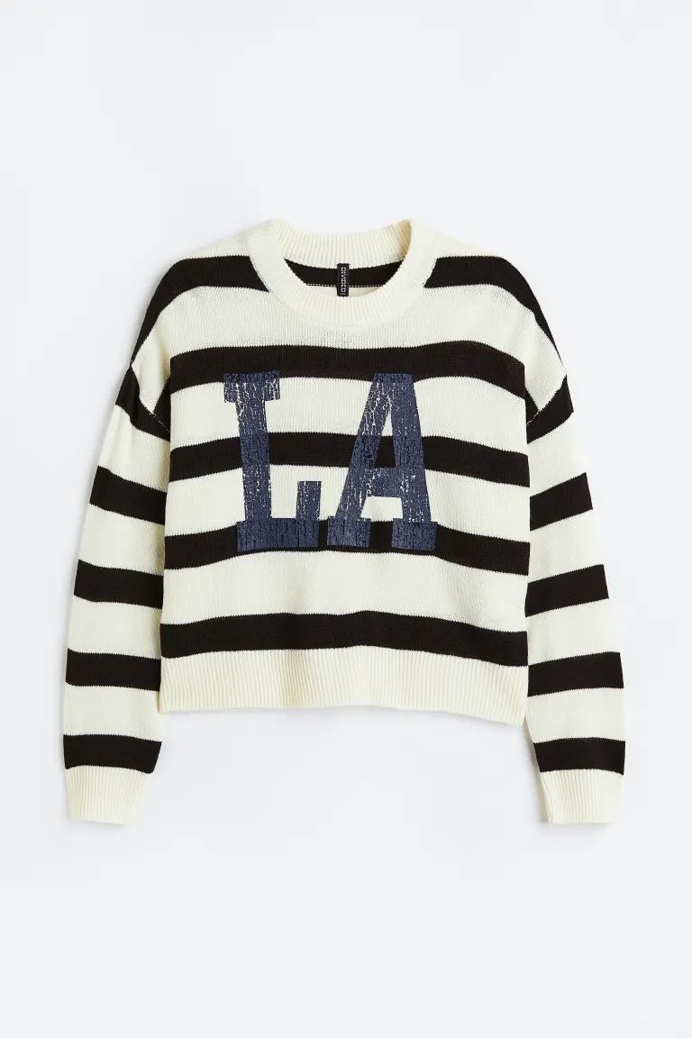 H&M+ Motif-front Sweater | H&M (US)