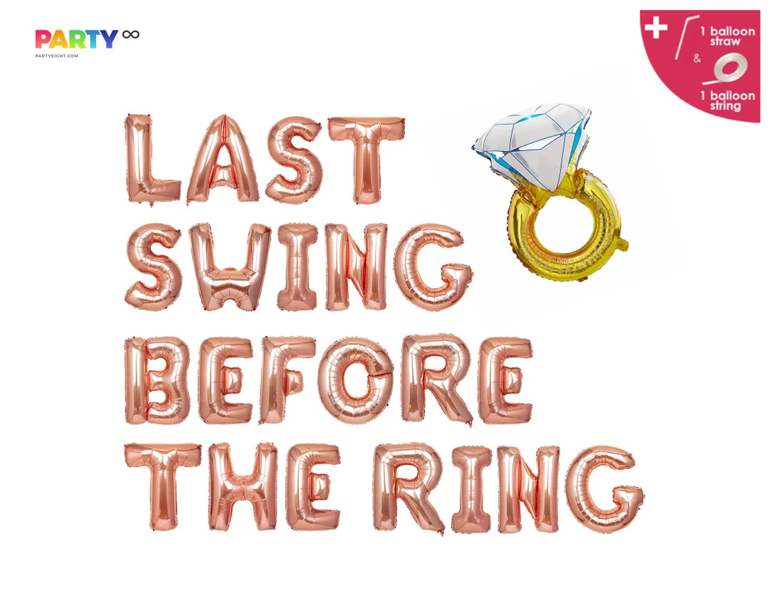 Last Swing Before the Ring Baseball Theme Bachelorette - Etsy | Etsy (US)