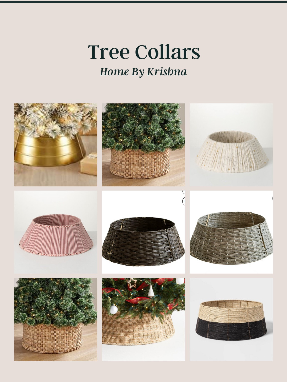 Tree collars 

#LTKSeasonal #LTKfamily #LTKHoliday