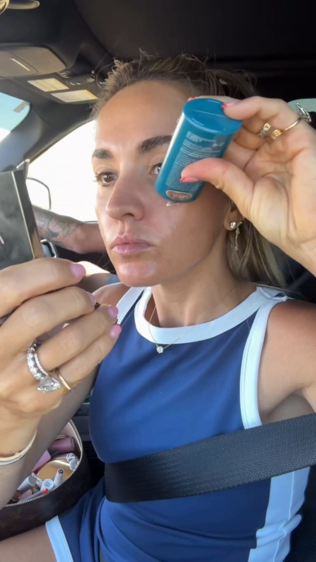 Grwm in the car for a baseball game! 

Grwm, makeup, makeup must haves, beauty must haves, grwm, natural makeup, spf, sports mom

#LTKgrwm #LTKmomlife #LTKBeauty