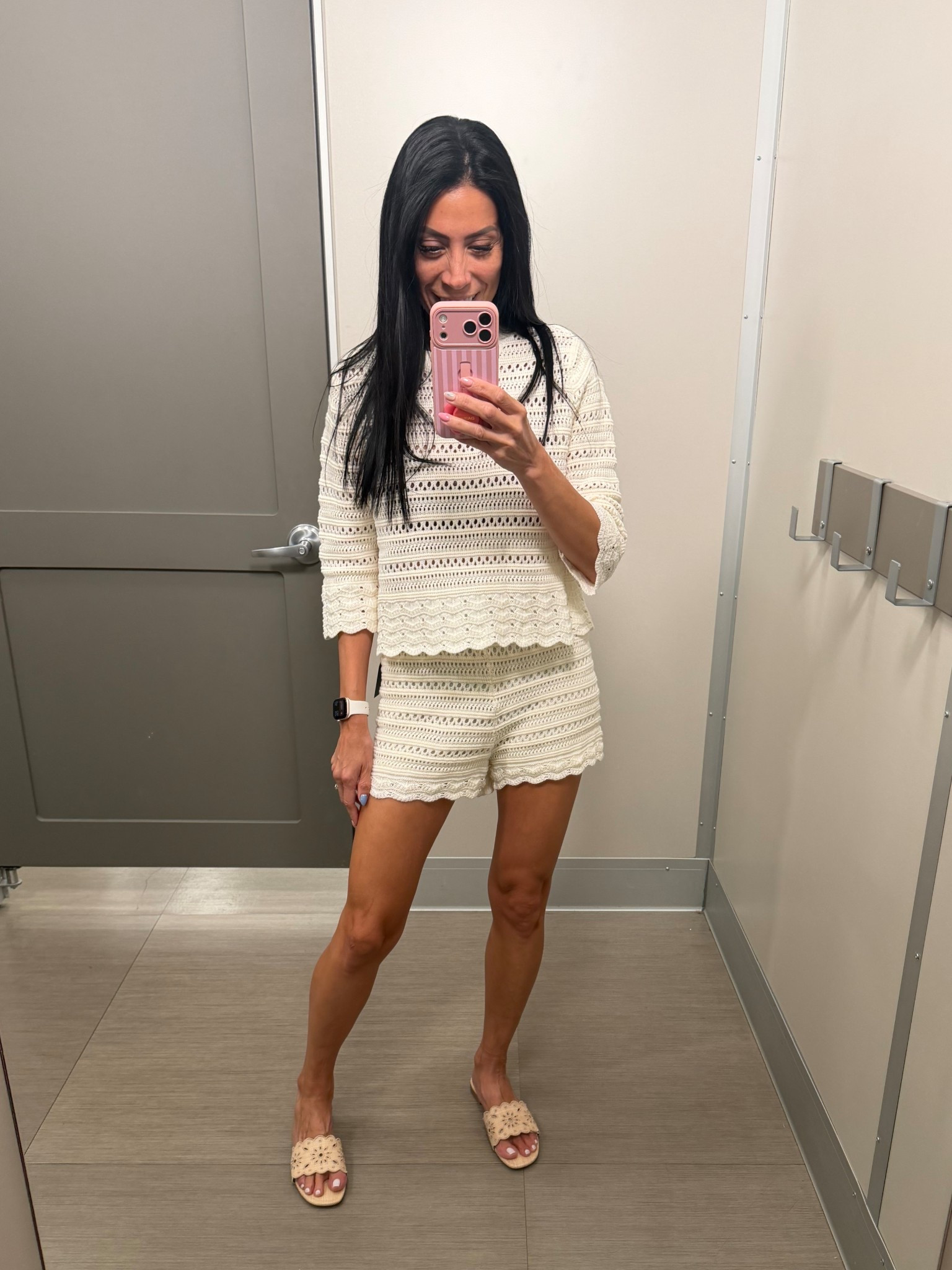 The cutest knit set! I had another version of this last year and it was wonderful, help up great after many washes and got tons of compliments! 

#LTKSeasonal #LTKSaleAlert #LTKOver40