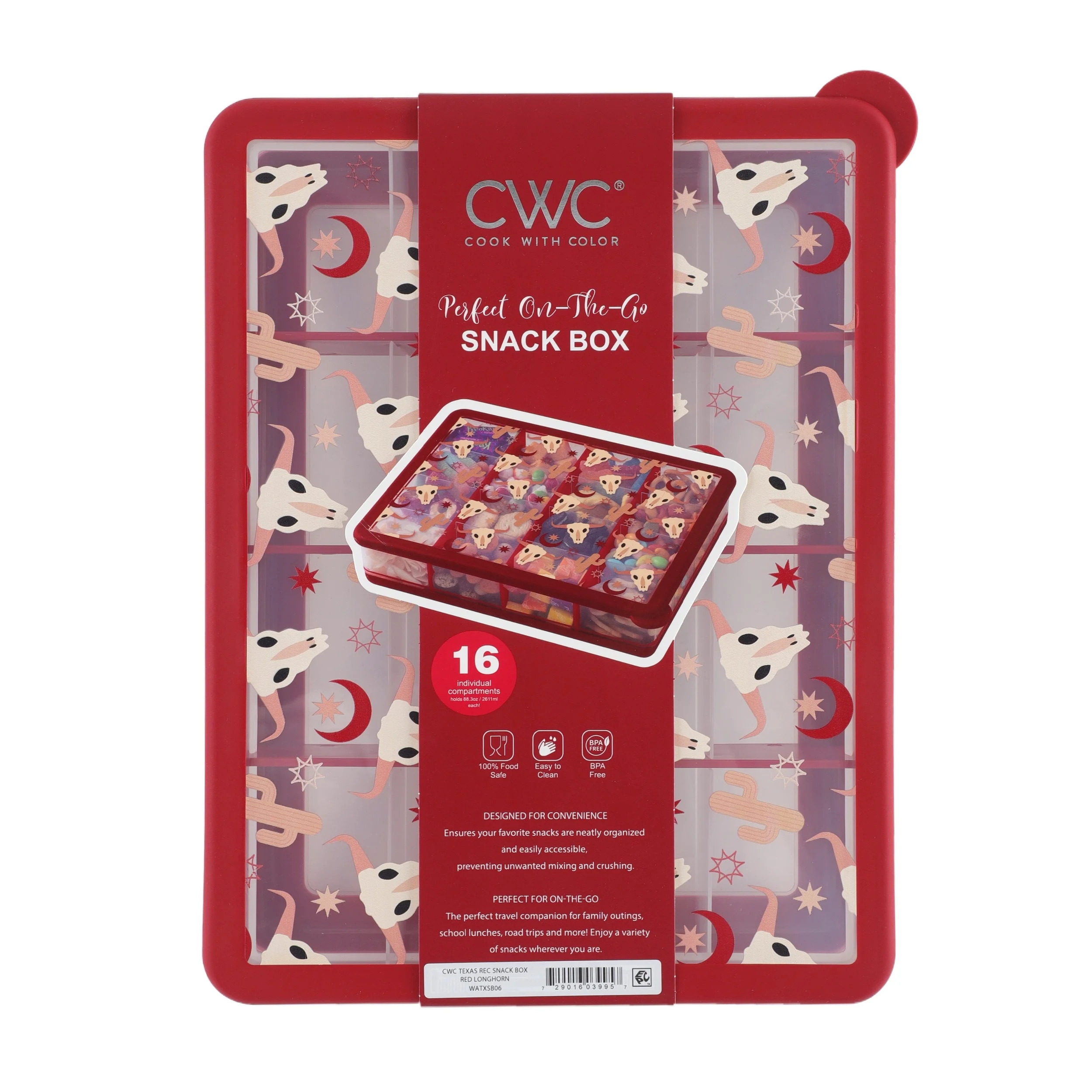 CWC TEXAS REC SNACK BOX RED 3 | Walmart (US)