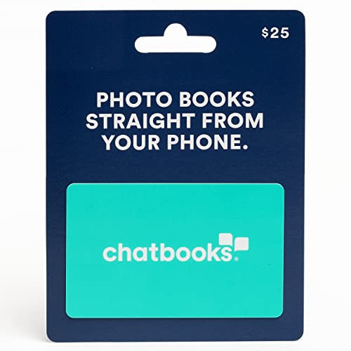 Chatbooks Gift Card | Photo Books Straight From Your Phone | $25 | Amazon (US)