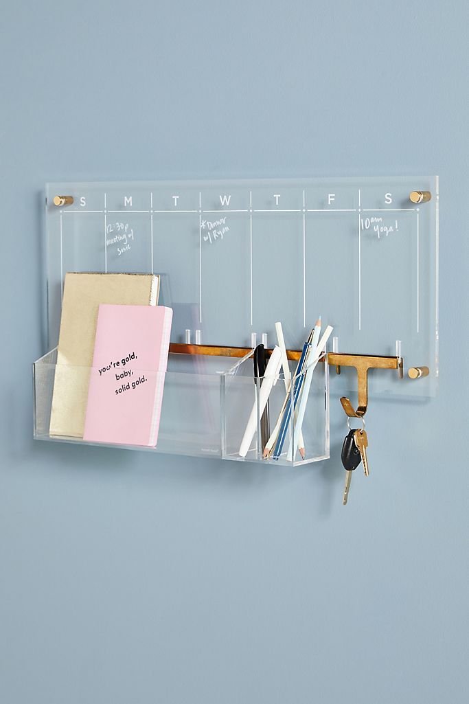 Acrylic Wall Calendar Desk Set | Anthropologie (US)