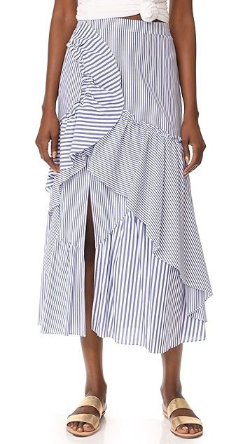 Menswear Stripe Jules Skirt | Shopbop