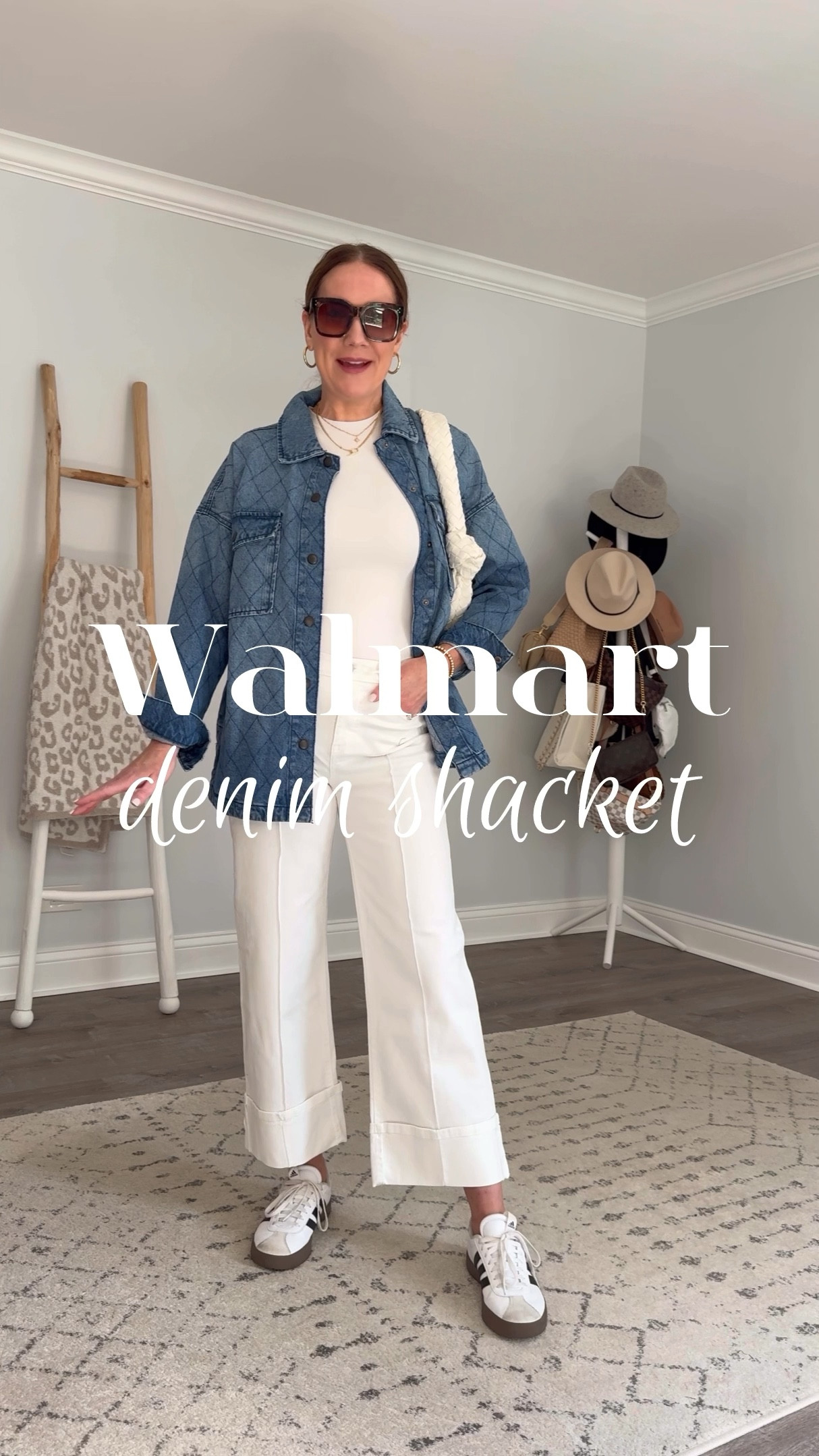 This $26 shacket has been restocked but sizes are going fast! I sized down one.

For reference, I’m 5’7” and  about 135lbs and I’m wearing a small. 

Walmart outfit, denim shacket, fall outfit, fall fashion 2024, affordable style, white jeans for fall, wide leg jeans, casual mom style, trouser jeans, neutral aesthetic, what to wear, how to style, over 40 fashion

#LTKOver40 #LTKFindsUnder50 #LTKVideo