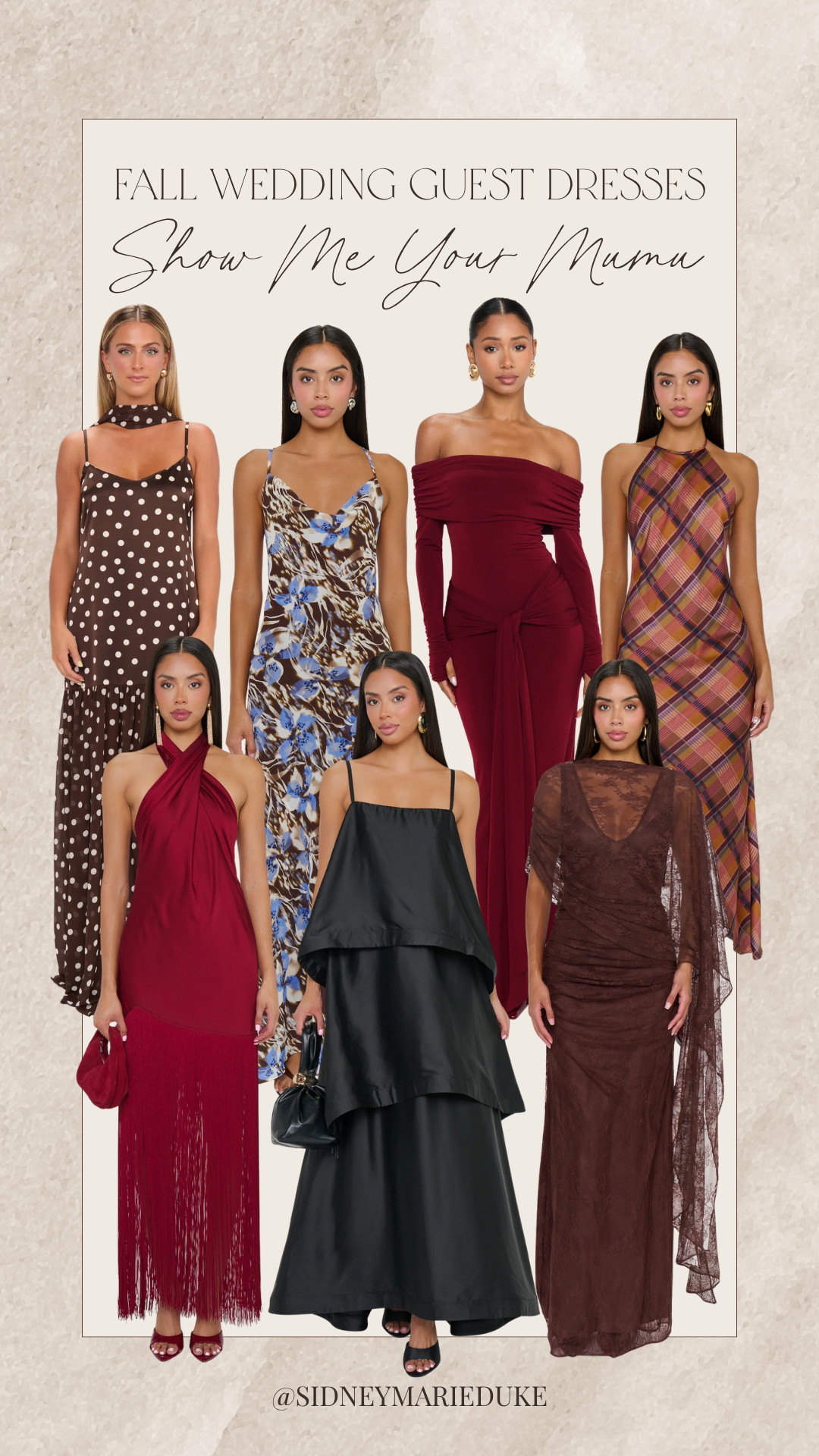Show Me Your Mumu has sooo many good wedding guest dresses right now🤎 Had to round up some of my favorites for fall!





fall outfits women, fall wedding guest dresses, Show Me Your Mumu, wedding guest dresses, fall wedding outfits, wedding guest outfit, fall dresses, maxi dresses, wedding guest style, sidneymarieduke 

 #LTKootd #LTKSeasonal #LTKWedding