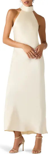 Lara Satin Bias Cut Maxi Dress | Nordstrom