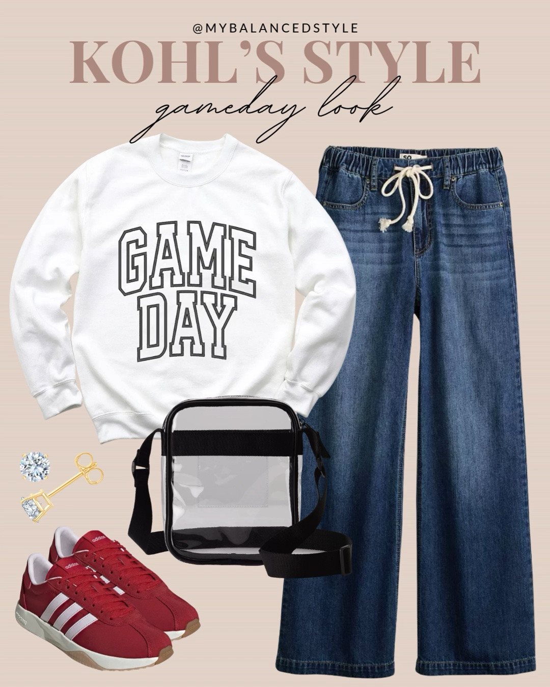 Kohl's gameday outfit idea
Code: Take20 for 20% off *exclusions apply

@kohls #kohls #kohlspartner #kohlsfinds

Game day outfit idea
Football fashion inspo
Cute tailgate look
Sporty chic style
Stadium ready outfit
Casual team spirit fashion
Trendy football season look
Weekend tailgate style
Cute sports fan outfit
Fall game day fashion

#LTKootd #LTKSeasonal #LTKSaleAlert