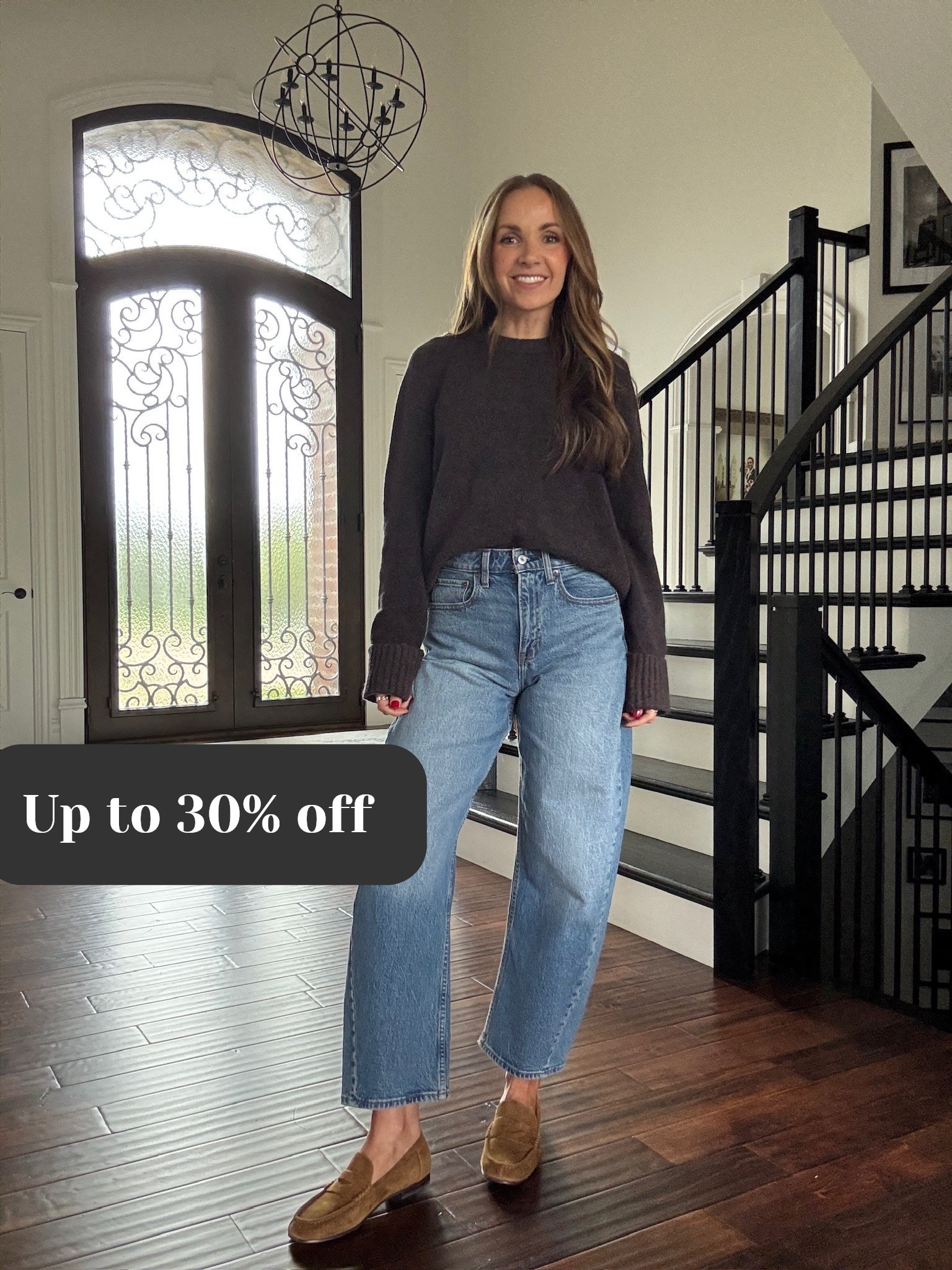 Up to 30% off @abercrombie sweaters! I wear a small