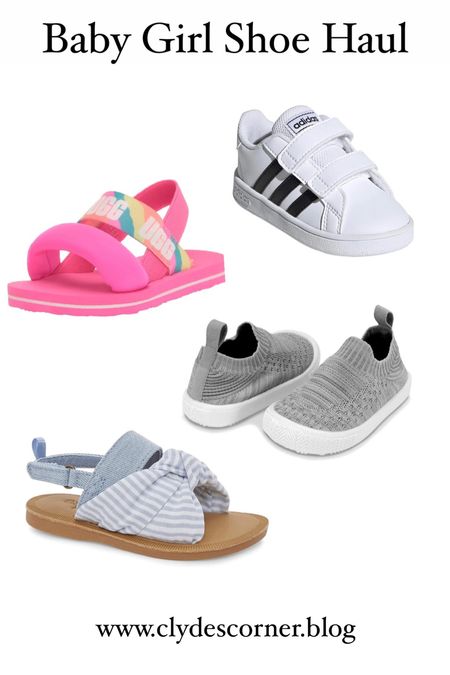The cutest baby girl shoe finds on Amazon! 

#babygirlshoes #toddlershoes #addiasshoes #UGG #Addias #summershoes #kidssneakers #Amazon #amazonshoes 

#LTKshoecrush #LTKbaby #LTKkids