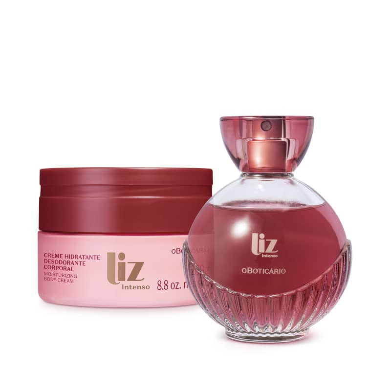 Combo Liz Intenso: Desodorante Colônia 100ml + Creme Hidratante Desodorante Corporal 250g | O Bo... | oBoticario (BR)