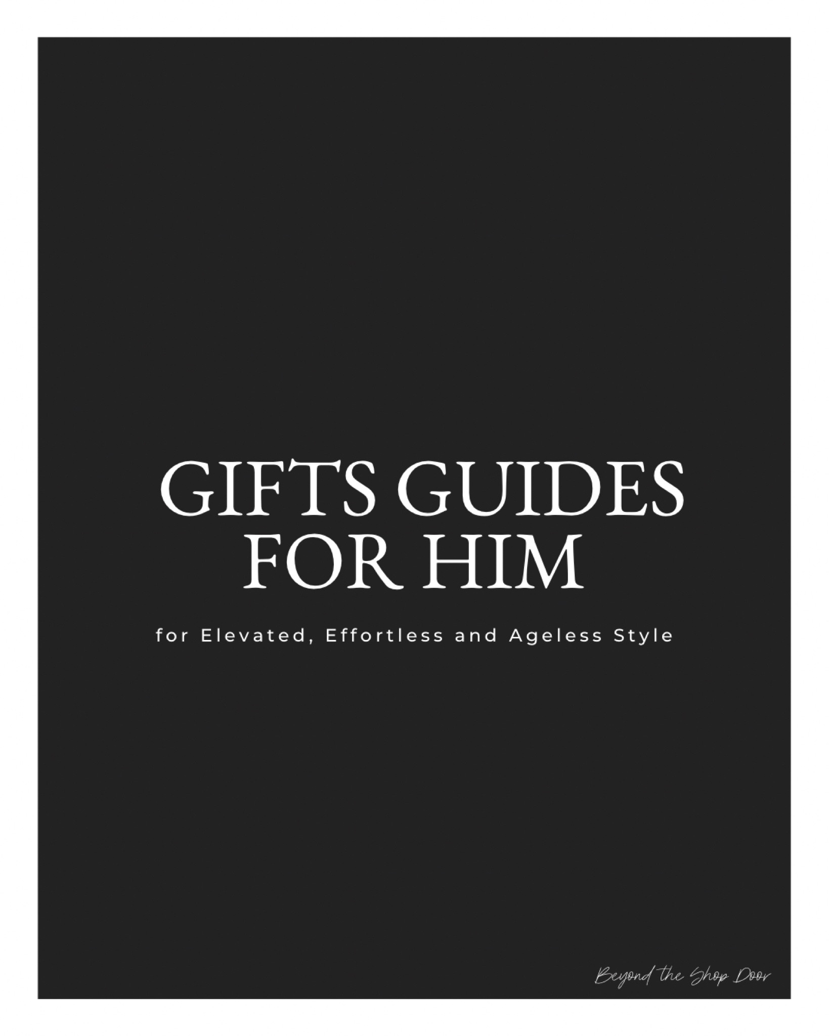 Gift Guides for Him Collection 

#LTKMens #LTKGiftGuide