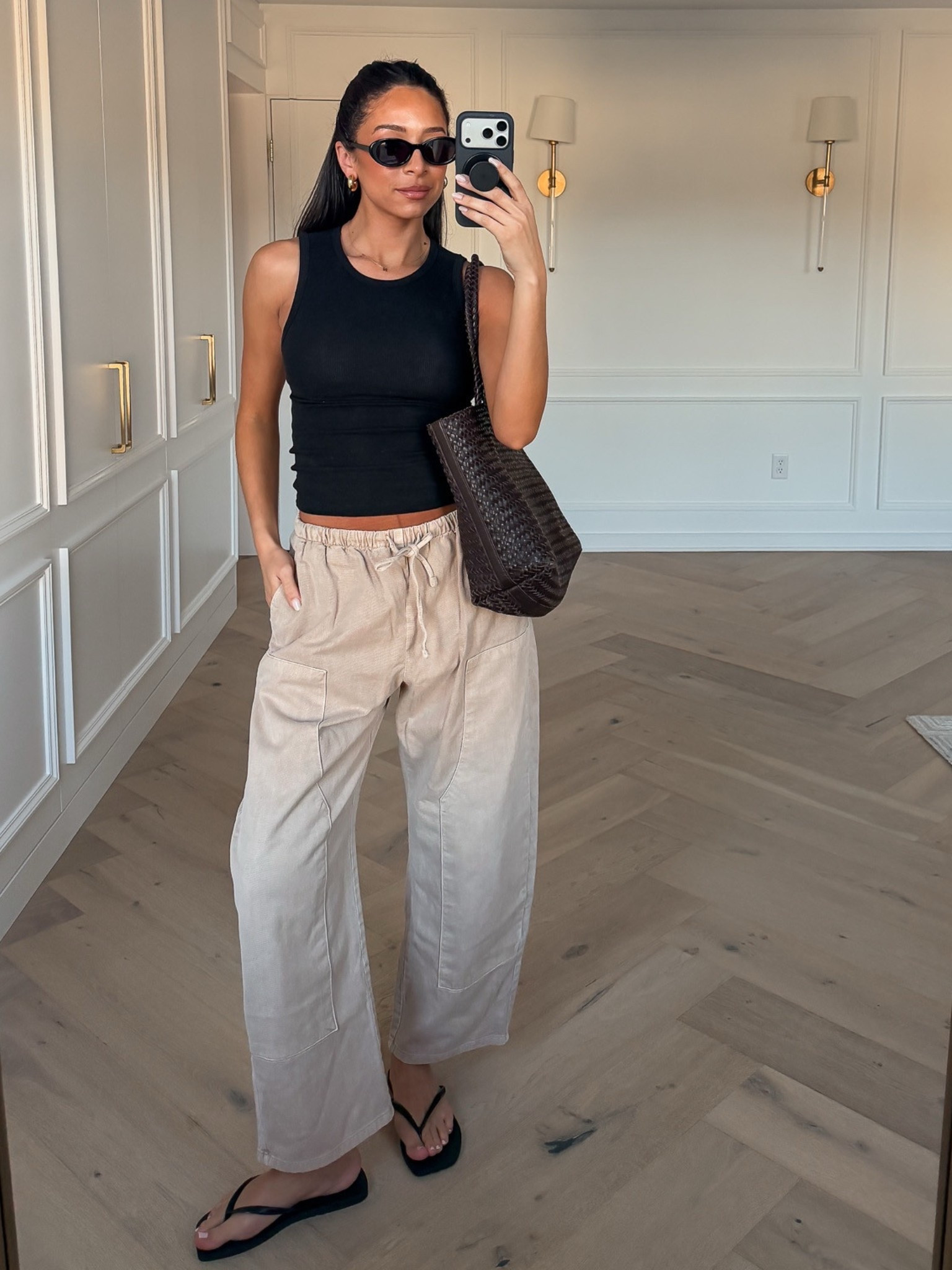 Spring outfit!! Wearing size S tank and size M pants 🤍 These pants are super comfortable and effortlessly chic!

Spring fashion, spring style, casual outfit, weekend outfit 

#LTKSeasonal #LTKSaleAlert #LTKmomlife