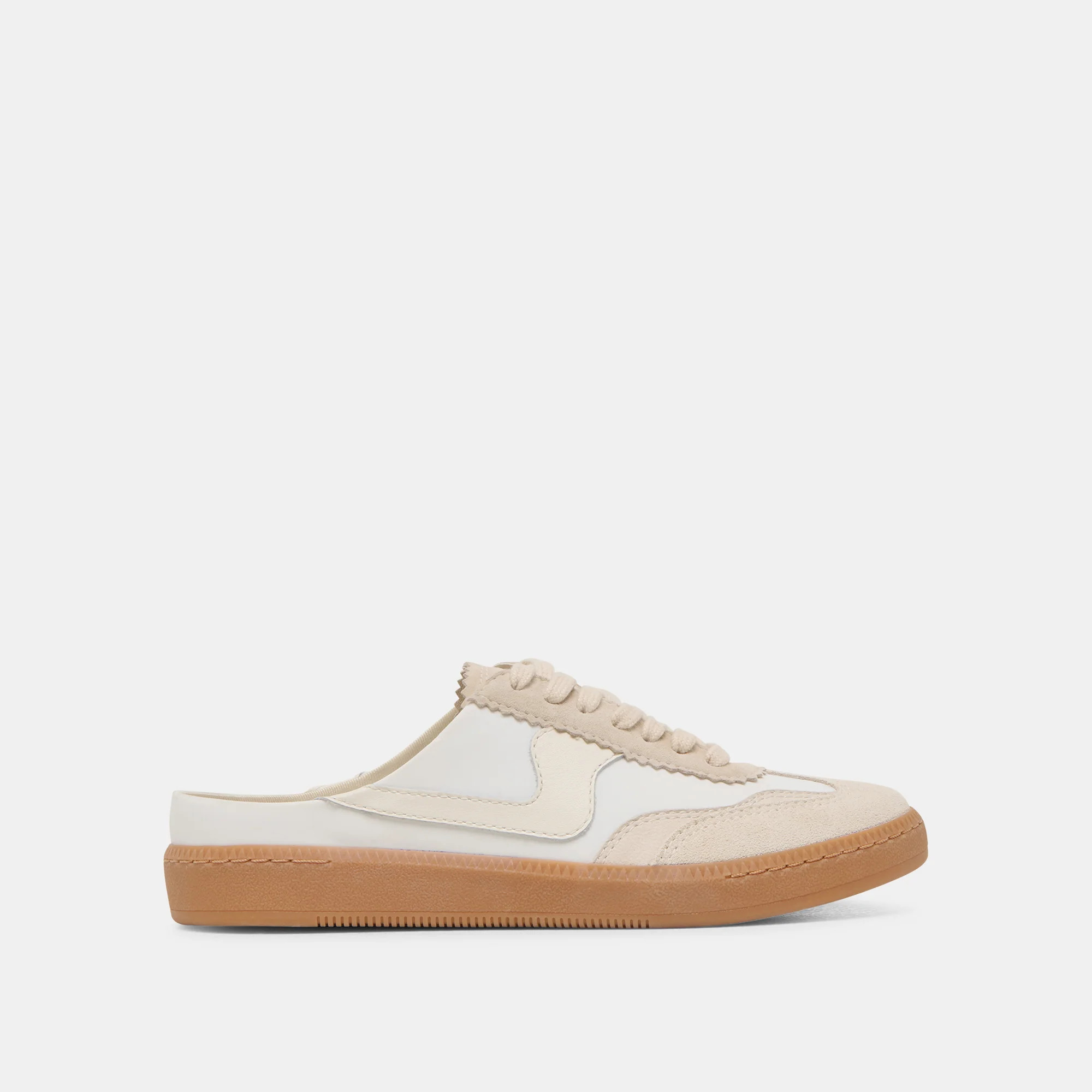 NOTICE SLIDE SNEAKERS IVORY MULTI SUEDE | DolceVita.com