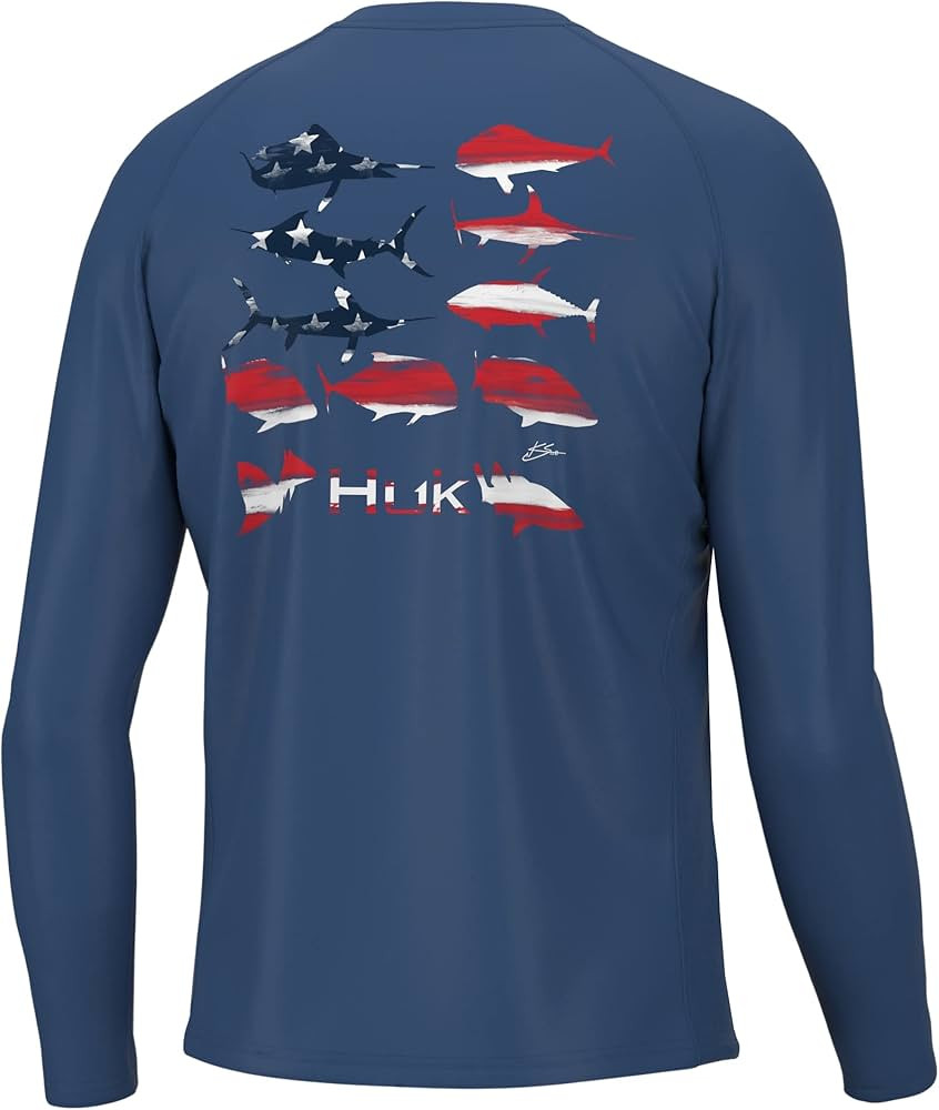 HUK Men's Kc Pursuit Long Sleeve, Sun Protecting Fishing Shirt | Amazon (US)