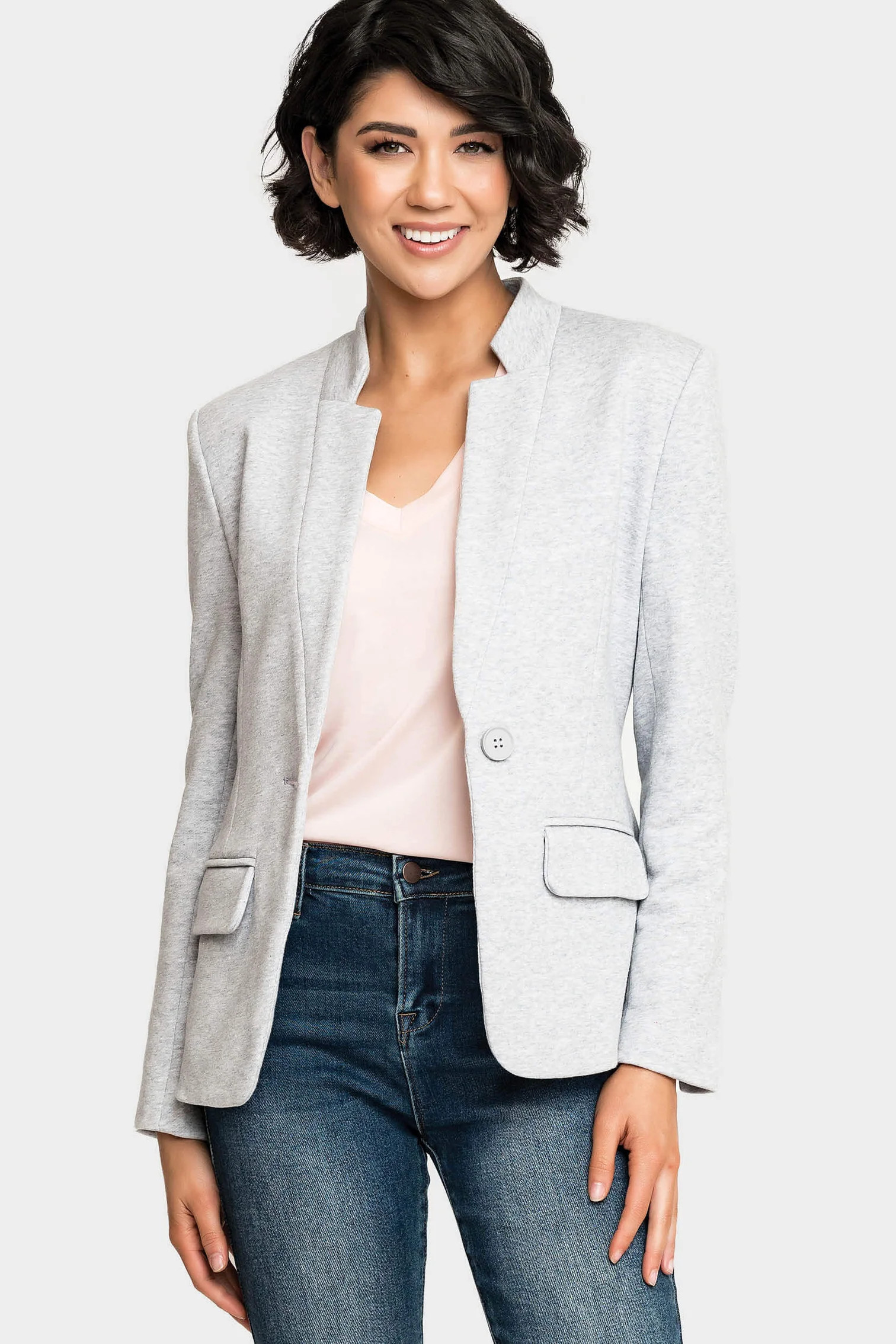 Notch Collar Blazer | Gibson