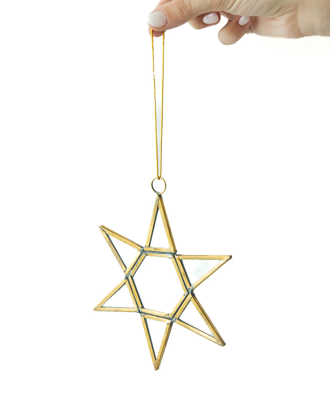 Metal Glass Star Ornament | Elements by Remedy