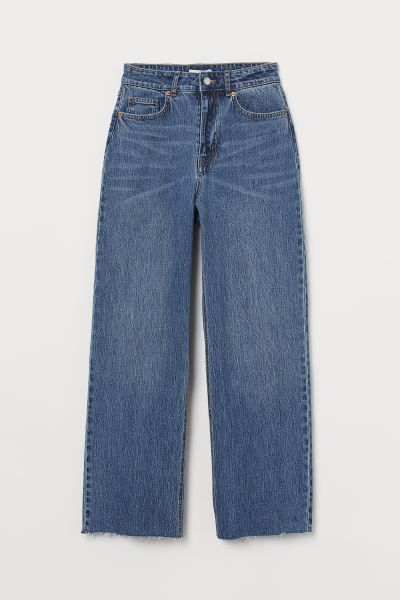 Wide High Ankle Jeans | H&M (US)