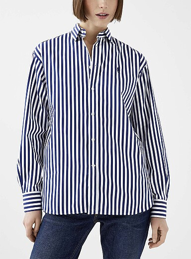Pure cotton striped shirt
        
        

		
        

        
    
        
    
	    
		   ... | Simons