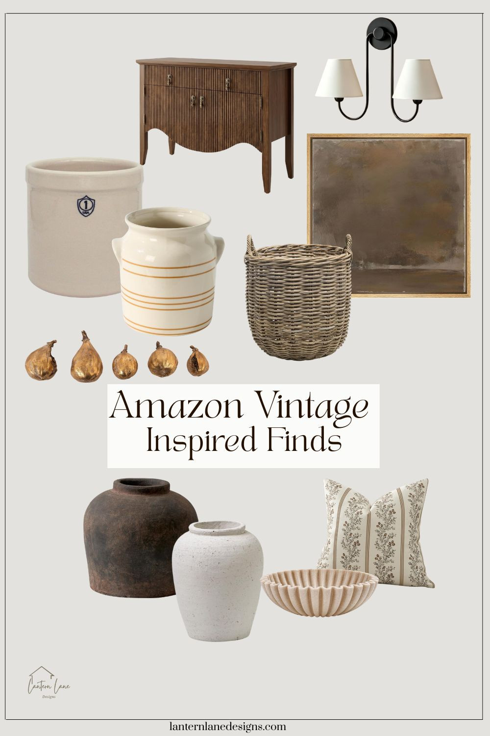 Love the look of vintage home decor without the antique store price tag? These Amazon vintage-inspired finds include beautiful ceramic vases, woven baskets, vintage-style lighting, artwork, decorative crocks, throw pillows, and timeless accent pieces that make any home feel warm, cozy, and collected. Perfect for modern cottage, farmhouse, Nancy Meyers-inspired, and traditional homes on a budget. 

 #LTKHome #LTKSaleAlert