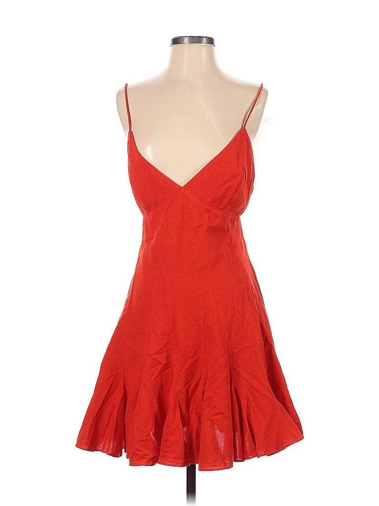 Rhode Casual Dress - DropWaist: Red Dresses - Used - Size 4 | ThredUp