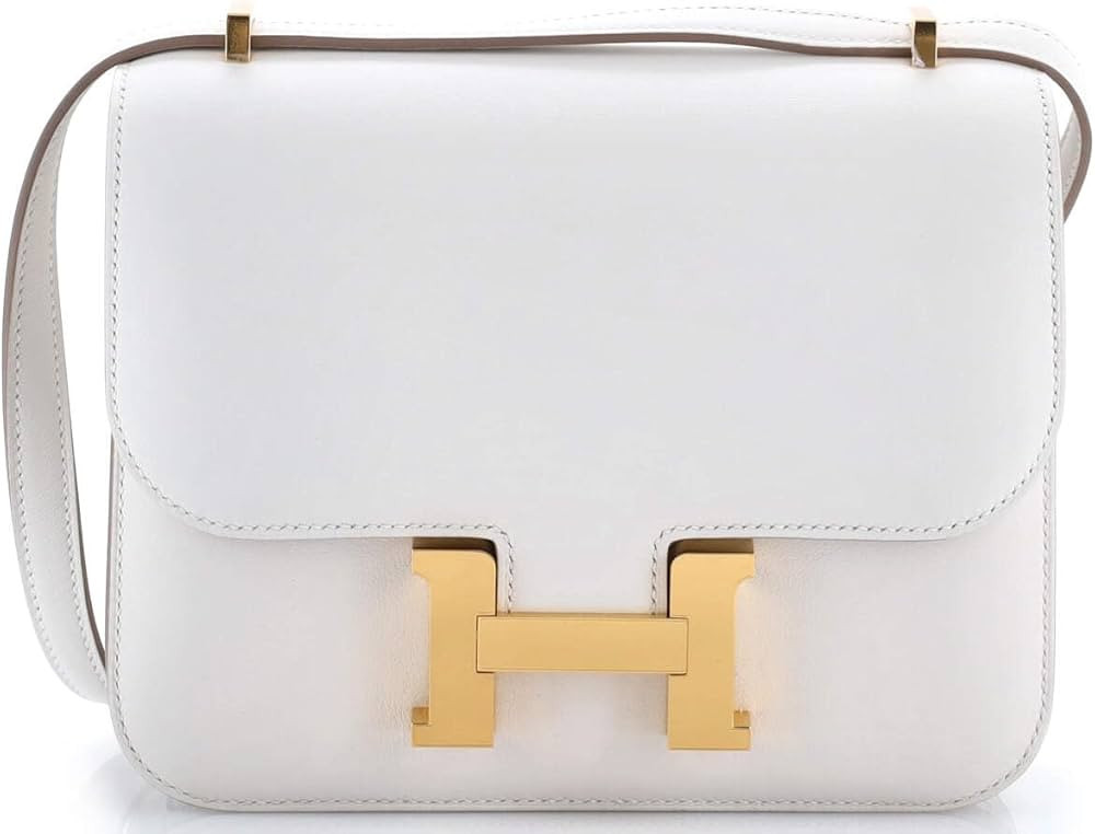 Amazon.com: Hermès, Pre-Loved Constance NM Bag Swift 18, Gris Pale : Amazon Luxury | Amazon (US)