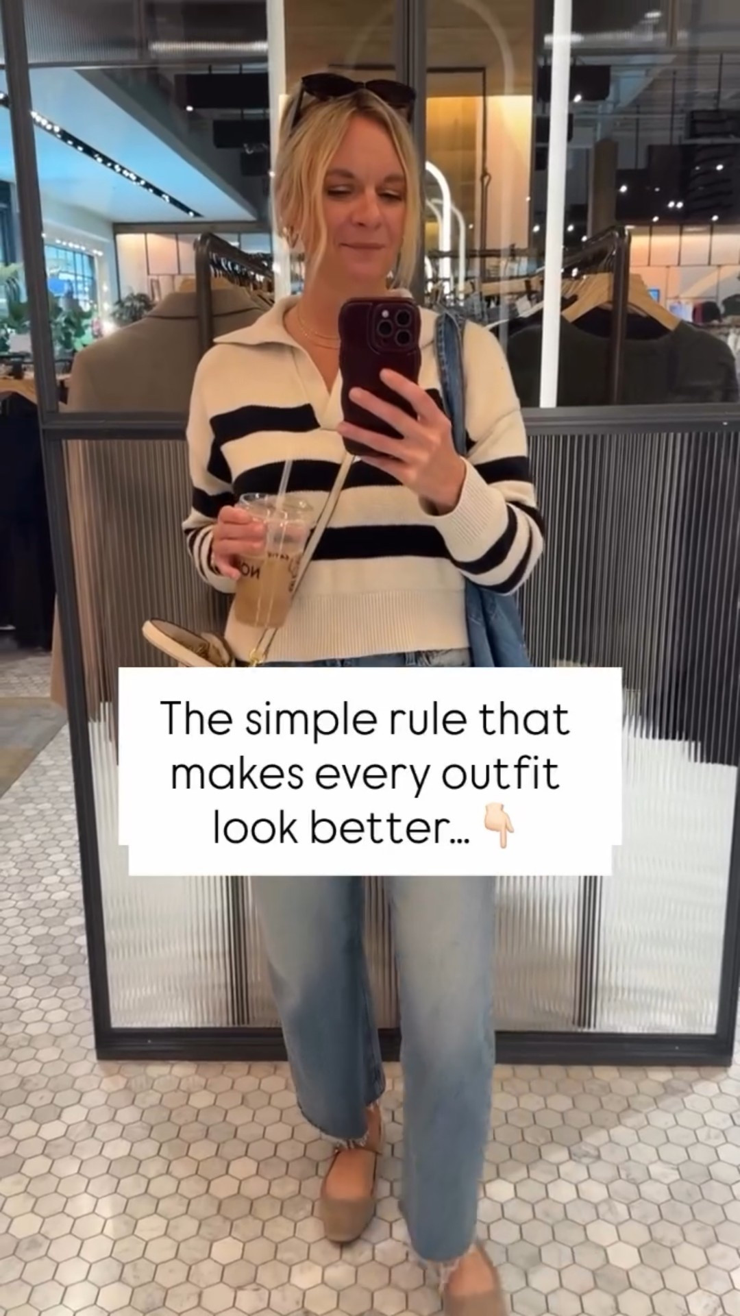 ✨ Ever put on an outfit and feel like something is off? The secret is The Rule of Thirds! 

Instead of splitting your outfit in half (which can make you look boxy or unbalanced), try dividing it into ⅓ + ⅔ proportions. This creates a more flattering, effortless look.

👖 Example: High-waisted jeans + a tucked-in sweater = ✔️ 

🚫 Low-rise jeans + a long untucked top = ❌ 

Try it out and see the difference! Would you wear this? 👇

#personalstylist #stylehack #fashiontips  #howtostyle #effortlessstyle styletricks fashionhacks wardrobetips stylemadeeasy outfitideas