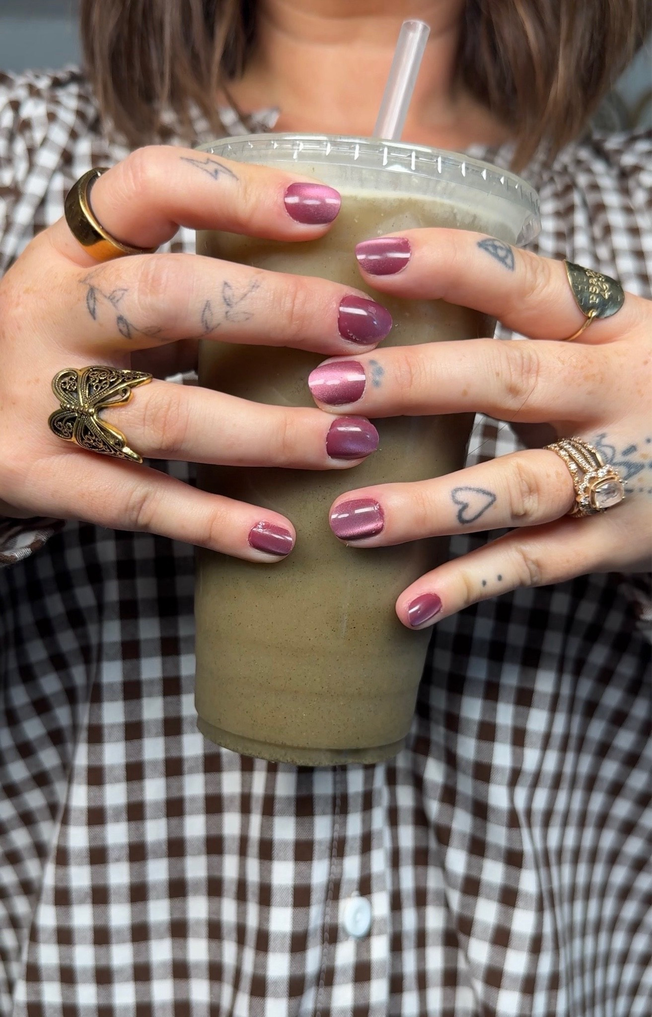 Purple velvet press on nails! The perfect early fall nail!

#LTKBeauty #LTKSeasonal