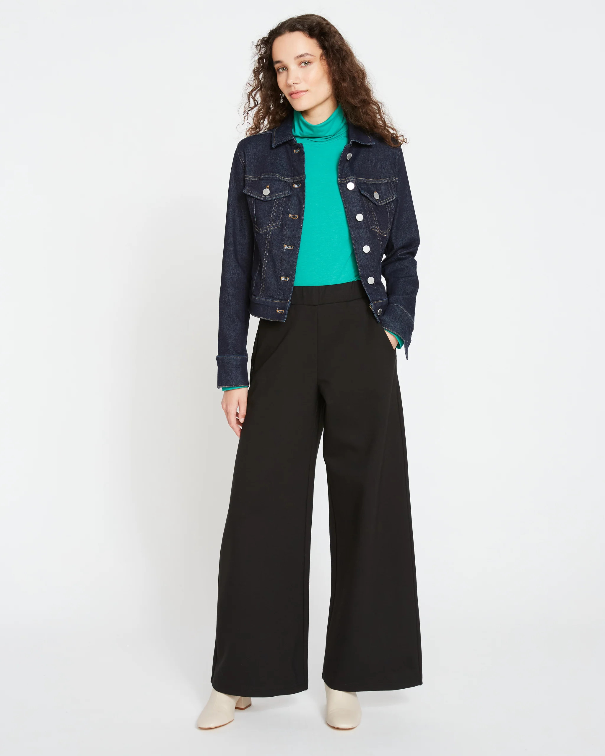 Stephanie Wide Leg Pants - Black | Universal Standard