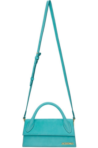 Blue La Montagne 'Le Chiquito Long' Clutch | SSENSE