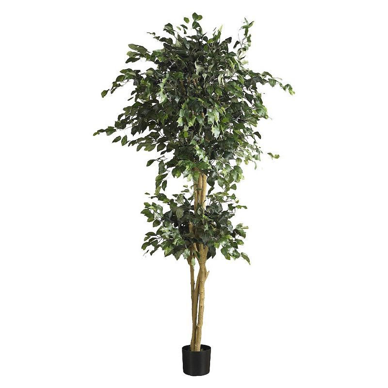 Nearly Natural 6' Double Ball Ficus Silk Tree | Target
