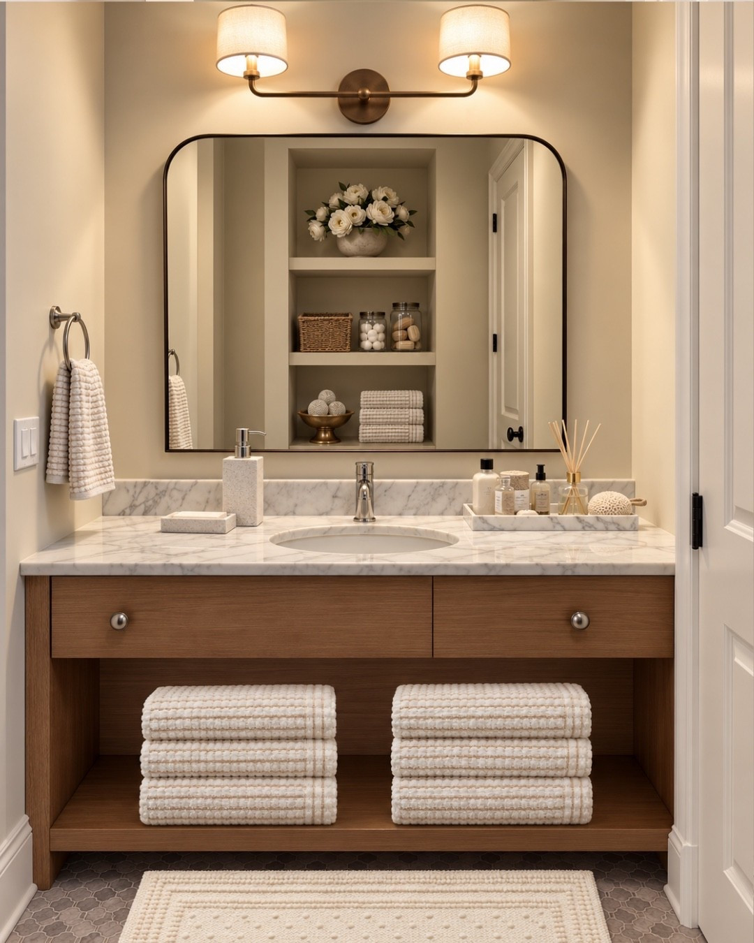 A beautiful mood board for a textured and chic bathroom - I love the charm from this shower curtain paired with these stunning wall art options! 

Wall art, bathroom styling, bathroom decor, bathroom ideas, bathroom decor, bathroom accessories, bathroom decor ideas, bathroom ideas, wall art, towels, bath mats pottery barn, McGee and co

#LTKHome #LTKSeasonal #LTKSaleAlert