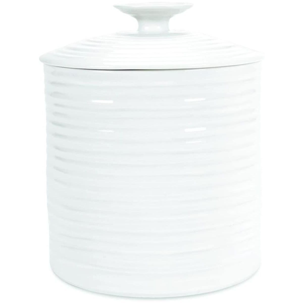 Portmeirion Sophie Conran White Large Canister, 6.25 inch / 80 oz | Target