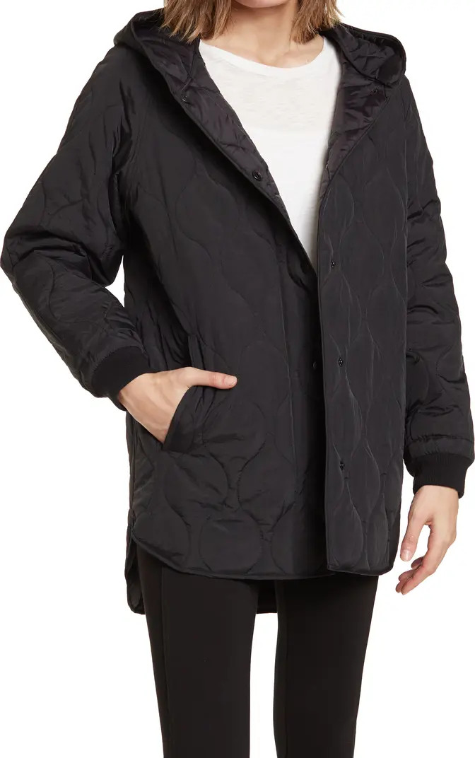 BCBGENERATION Missy Eco Quilt Topper Coat | Nordstromrack | Nordstrom Rack