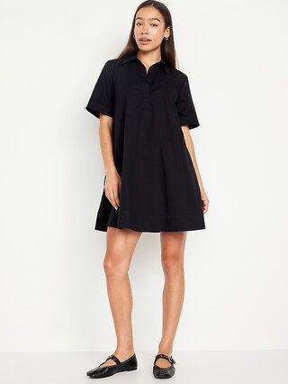 Short-Sleeve Mini Shirt Dress | Old Navy (CA)