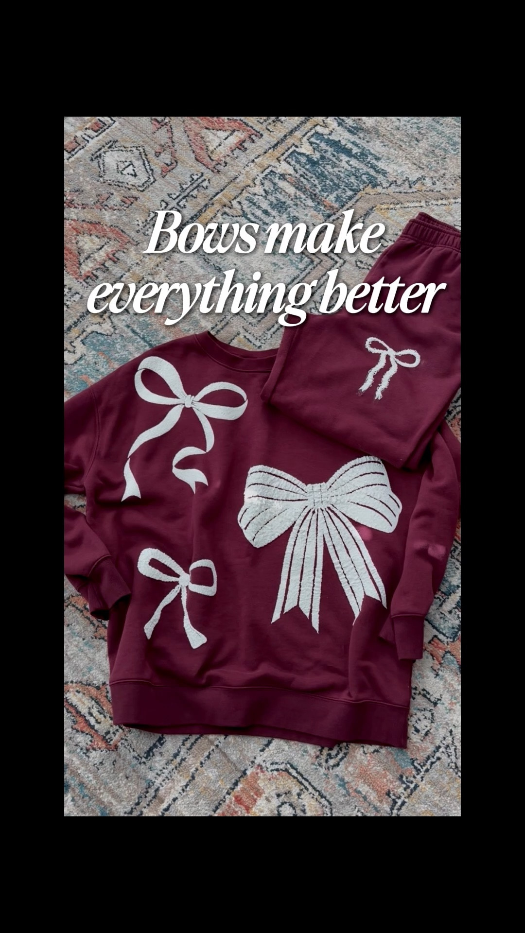 Used my Cricut and puff vinyl to make this sweat set more “bougie”. I love how textured the bows are😍

#LTKHoliday #LTKGiftGuide #LTKMidsize