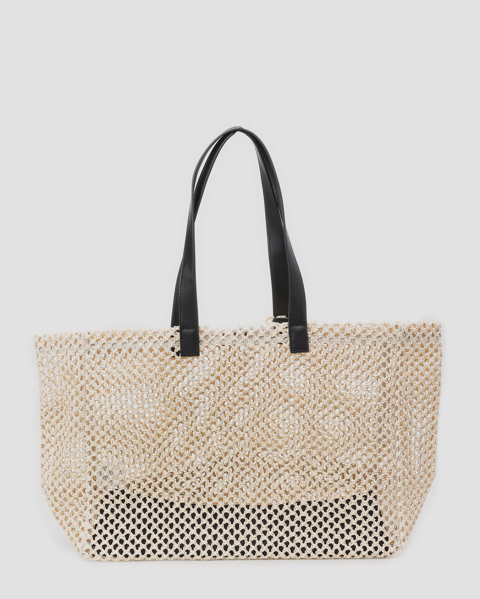 Bolsa de praia tote perfurada bege | Accessori by Riachuelo | Riachuelo (BR)