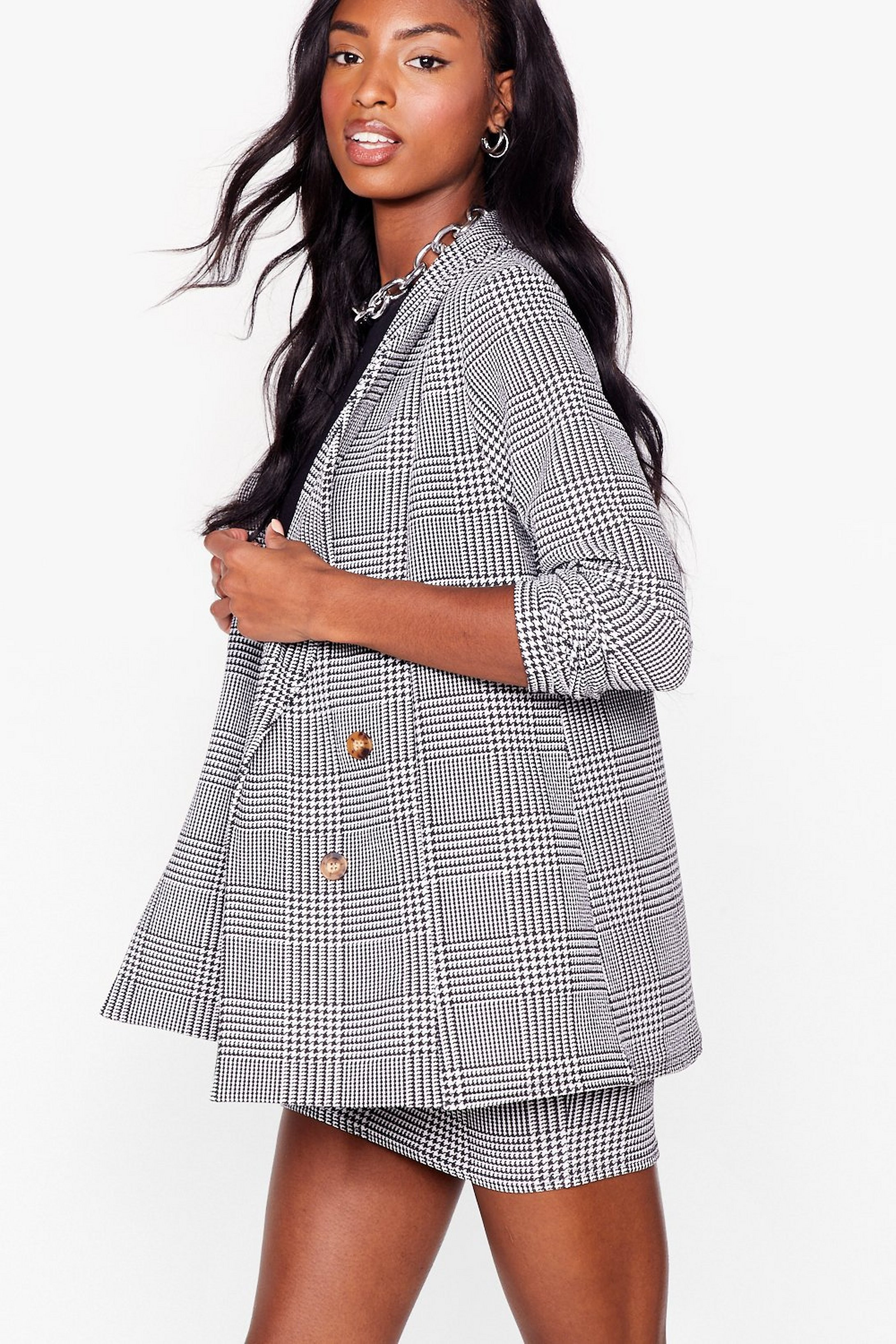 We Houndstooth Love Double Breasted Blazer | NastyGal (US & CA)